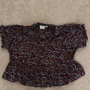 Anthropologie Maeve Multicolor Floral Top